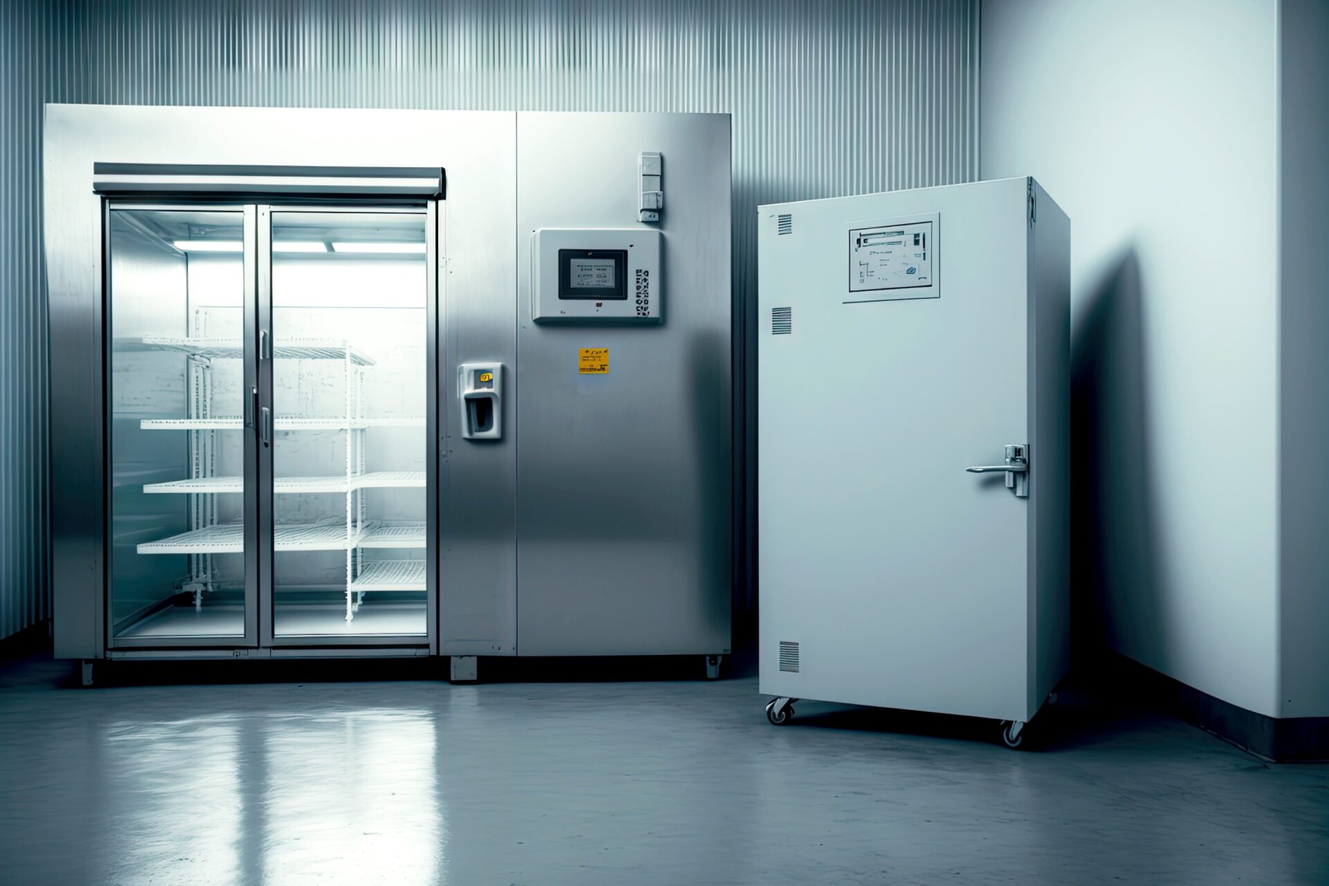 special warehouse with refrigerator chamber for storage of frozen products special warehouse with refrigerator chamber for storage of frozen products<br />